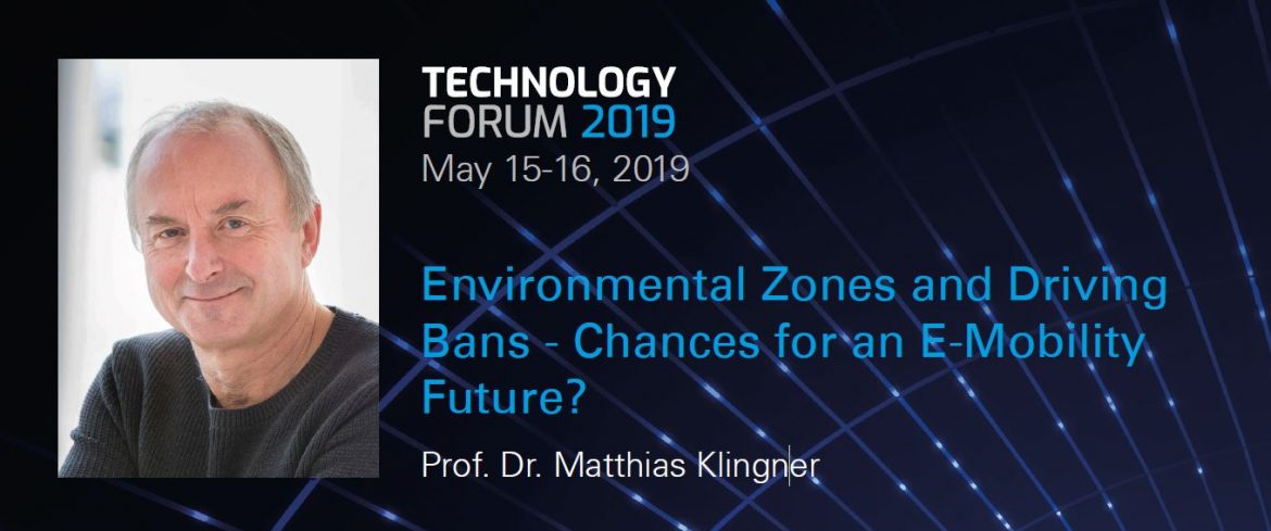 Prof. Matthias Klingner – Technology Forum 师傅MatthiasKlingner,Fraunhofer交通和基础设施学院院长